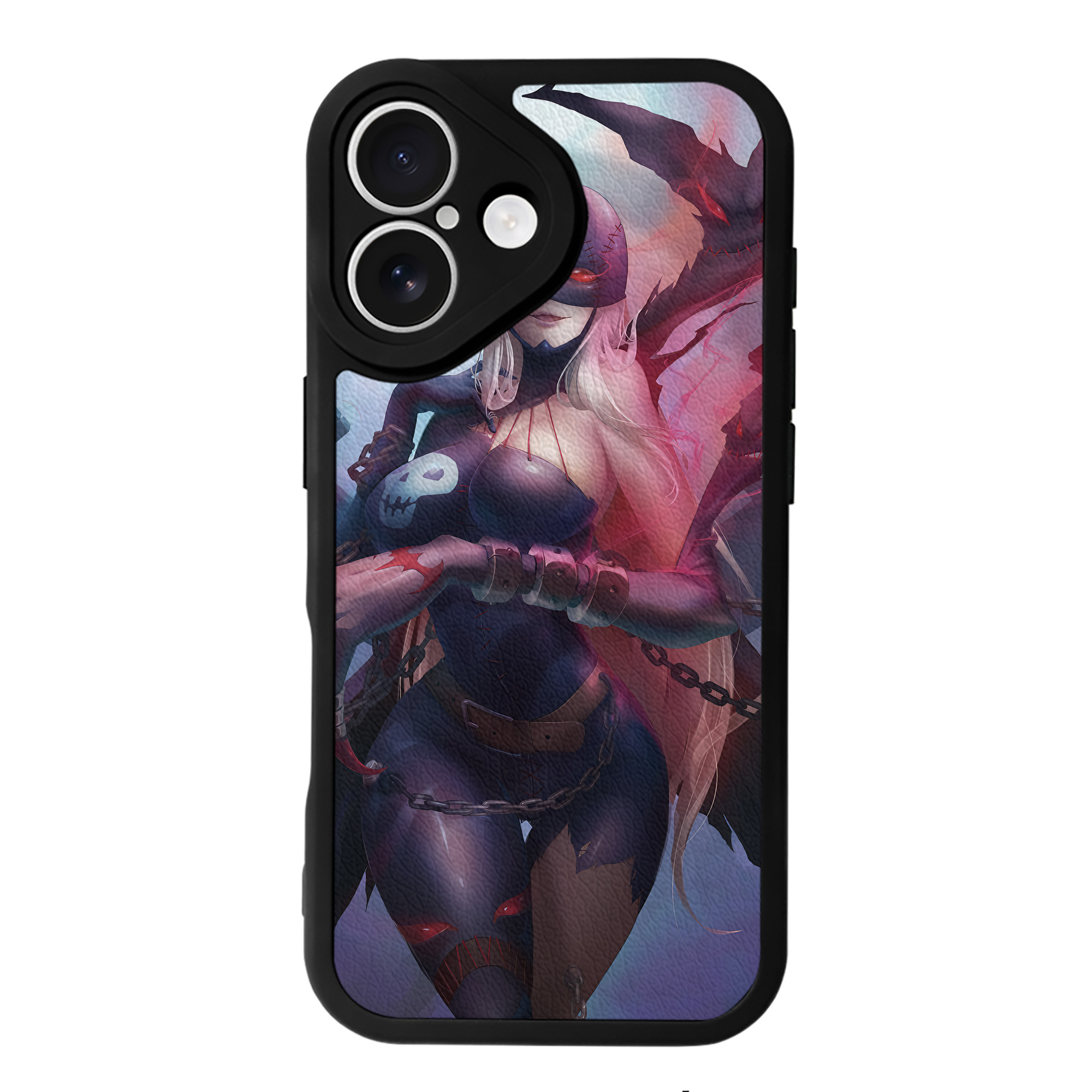 （画像用） Digimon デジタルモンスター/デジモン 【iPhone 16シリーズ対応】シリコンスマホケース（レザー調） 材質：シリコン